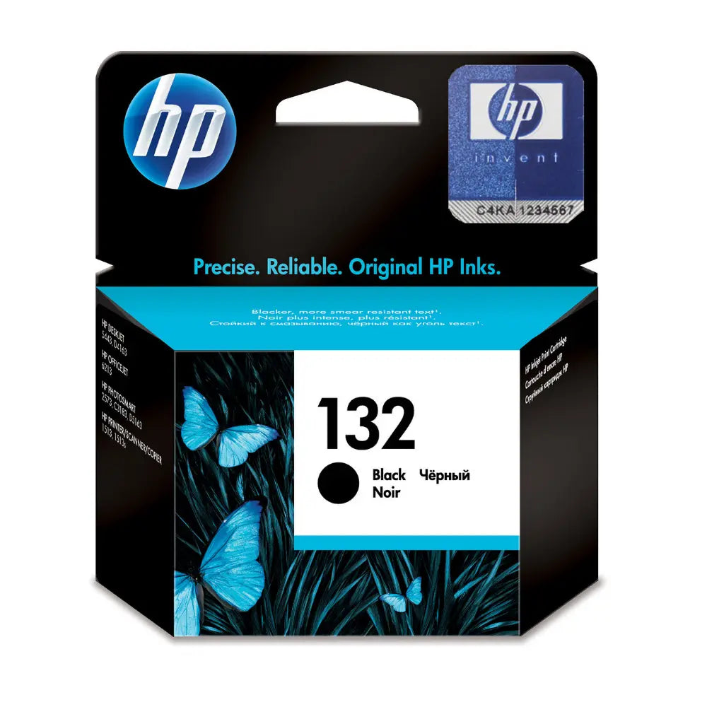 Cartouche d’impression jet d’encre noire HP 132 (C9362HE) Connecto.ma